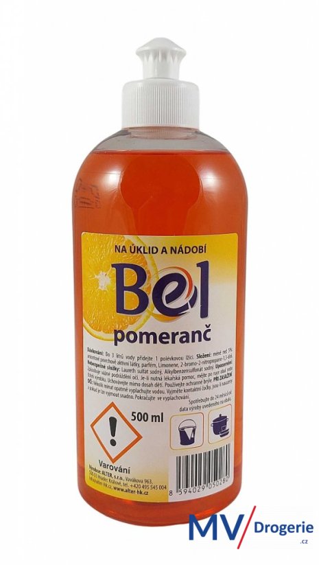 Univerzální čistící prostředek na úklid a nádobí Bel pomeranč 500 ml
