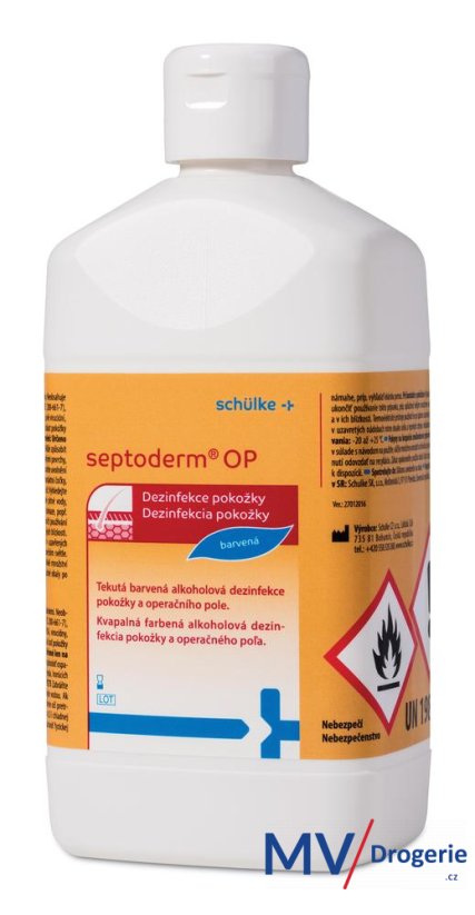 Přípravek pro dezinfekci pokožky Septoderm OP 500 ml