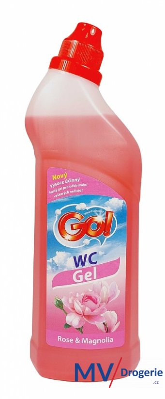 WC gel Go! rose&magnolia 750 ml