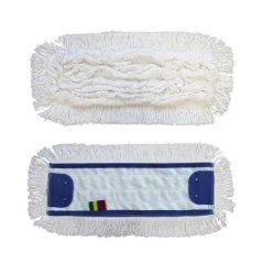 Mop plochý uzlíčkový so záložkami OPTIMUM, bavlna, 40 cm