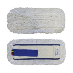 Mop plochý uzlíčkový s vreckami OPTIMUM, bavlna, 50 cm