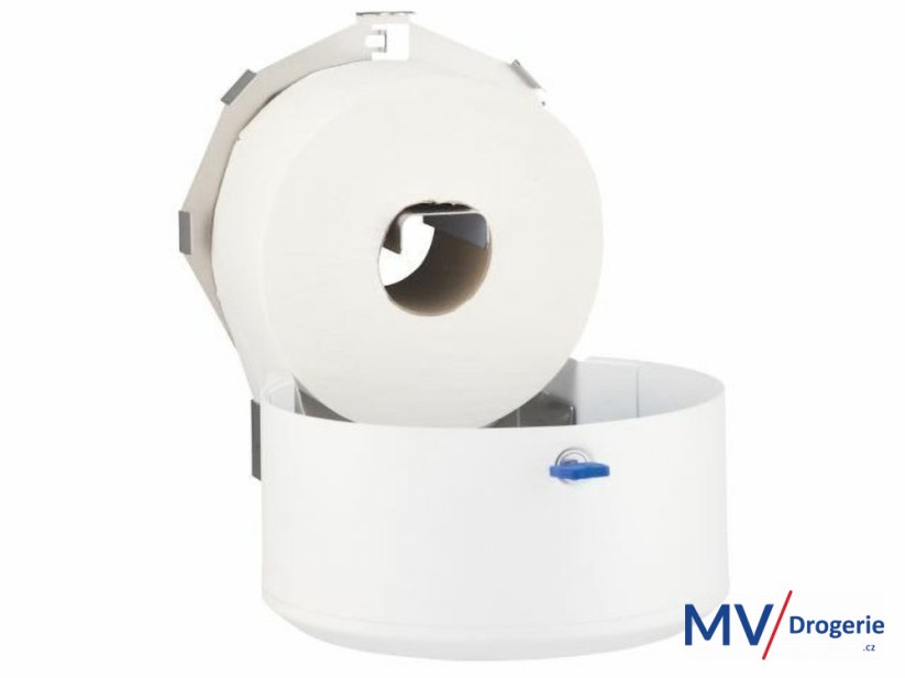 Zásobník na toaletný papier 19 cm MERIDA STELLA MINI nerez biela