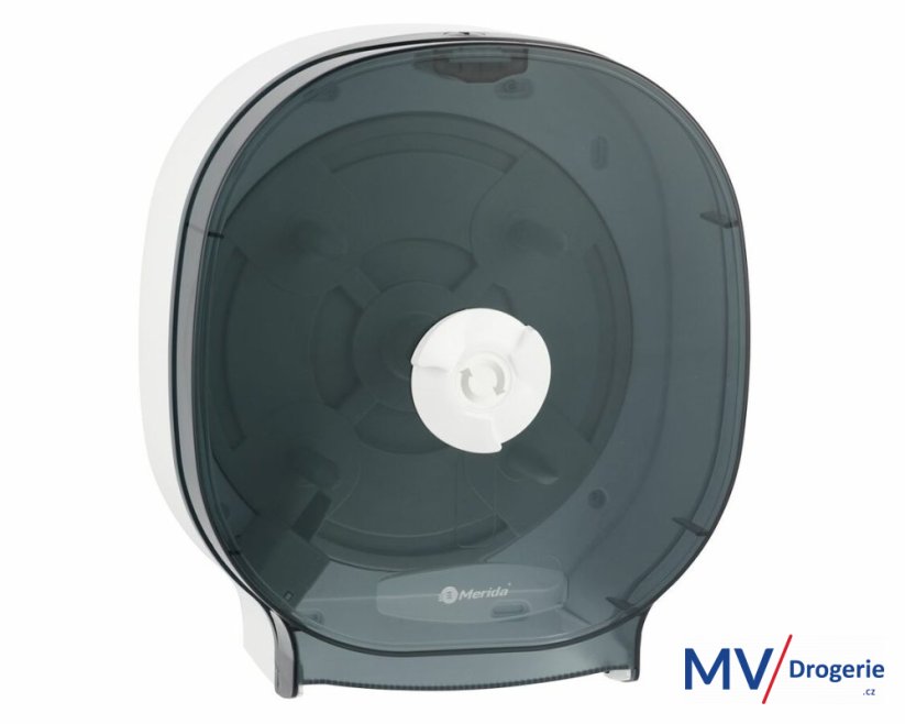 Zásobník na štyri rolky toaletného papiera bez dutinky MERIDA ONE MAXI, biely