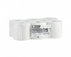 Papierové uteráky v roliach jednovrstvové ECONOMY FLEXI MINI, 17 cm, dĺžka 210 m, 6 roliek/balenie