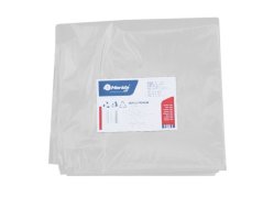 Vrecia na odpad LDPE, 40 mi, 90x110 cm, 160 l, biele 10 ks/balenie