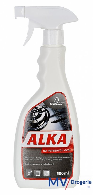 Mycí a čistící prostředek na nerez Satur alka 500 ml