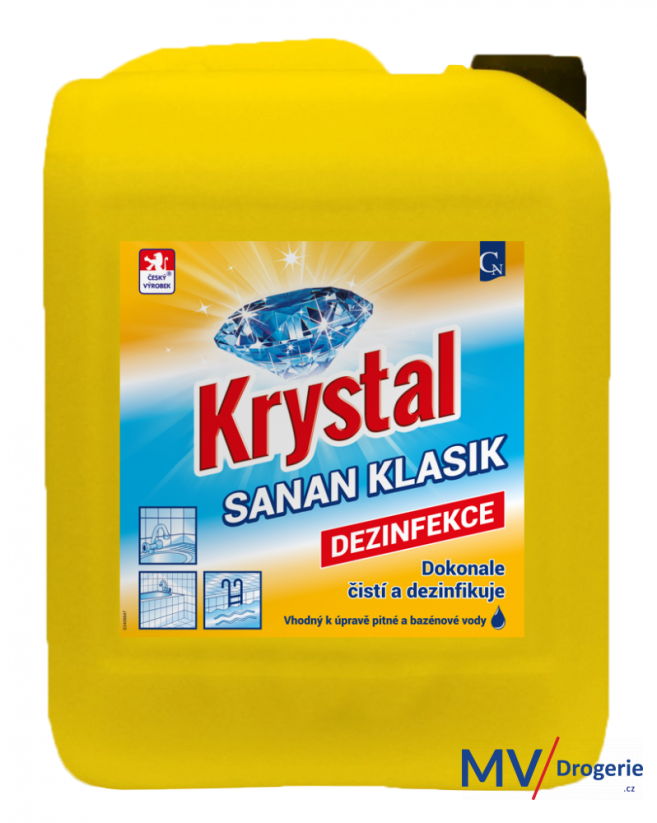 Tekutý dezinfekční prostředek KRYSTAL Sanan Klasik 5,5 kg