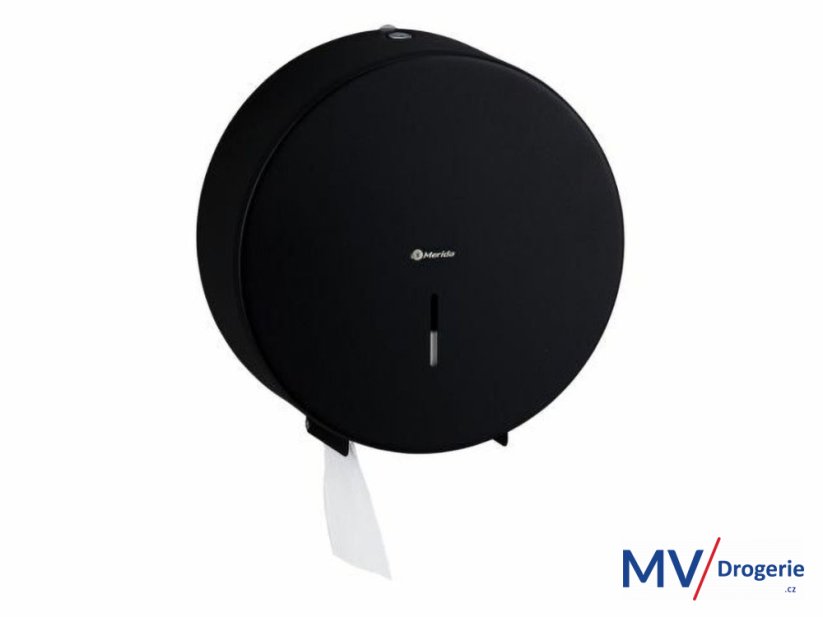 Zásobník na toaletný papier 23 cm MERIDA STELLA MAXI nerez čierna