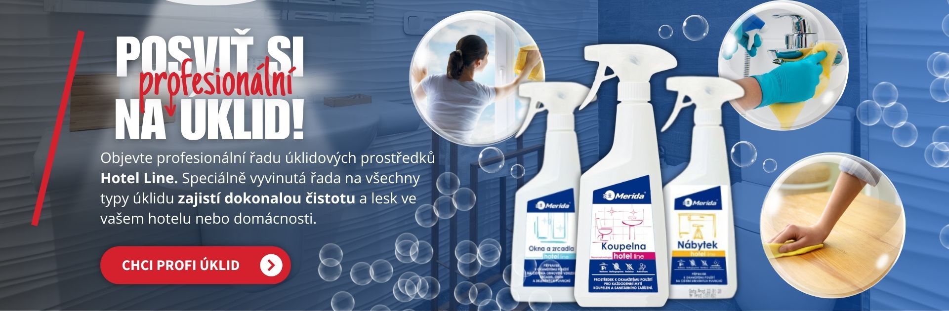 Čistící prostředky Merida