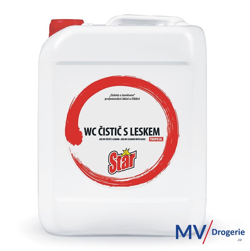 STAR WC čistič gelový zelený Tropical 5L
