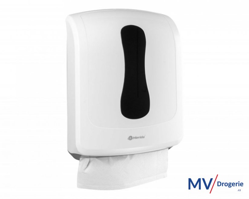 Zásobník na papírové ručníky  jednotlivé MERIDA ONE SLIM - MAXI, bílý