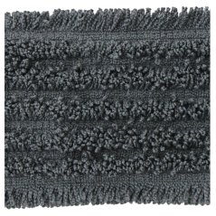 Mop so záložkami STANDARD, z mikrovlákna, 40 cm, sivý