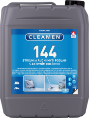 Prostředek na strojní mytí podlahy s aktivním chlórem CLEAMEN 144  5,5 kg