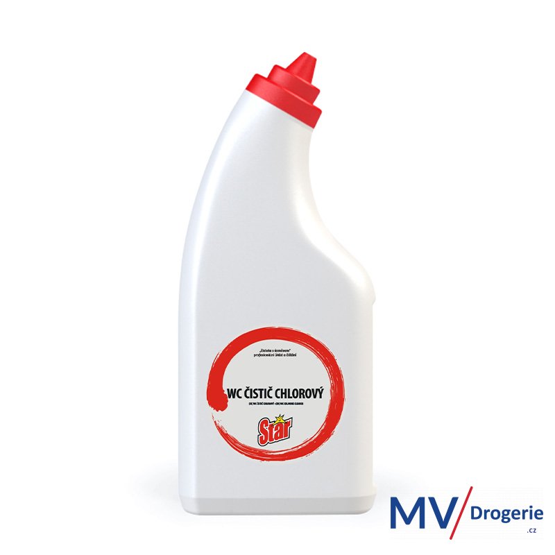 Chlórový čistič WC 750ml