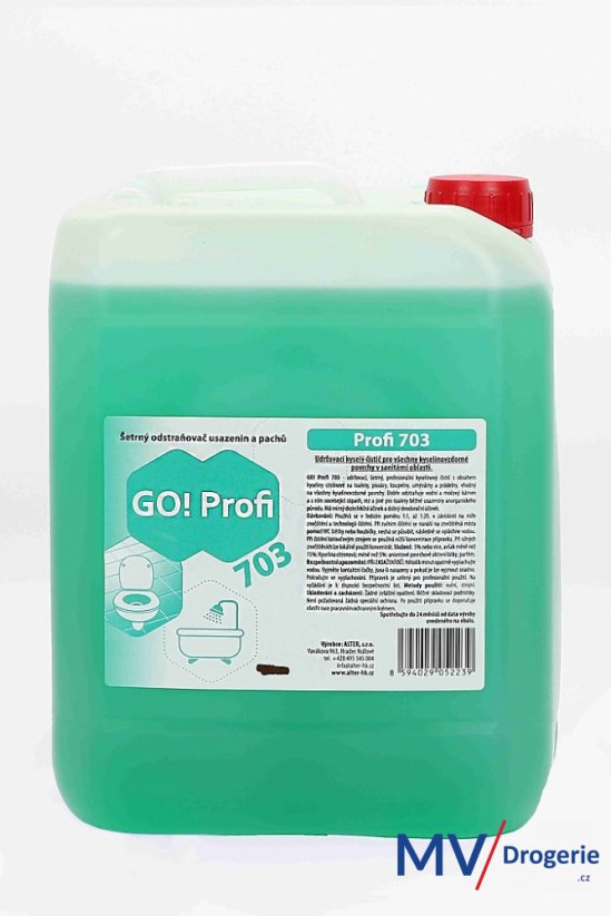 Udržovací sanitární čistič Go! profi 703, 5l
