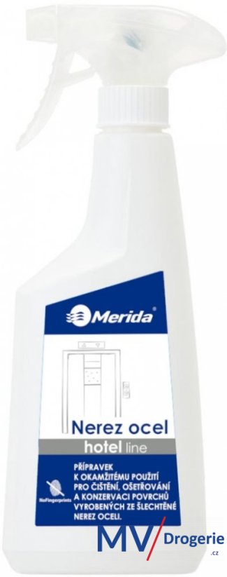 Přípravek na ošetřování nerezové oceli Merida HOTEL line, 500 ml