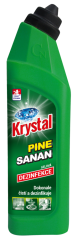 Alkalický dezinfekčný gél KRYSTAL Pine Sanan 750 ml