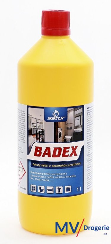 Bělící a dezinfekční prostředek Satur Badex 1 l