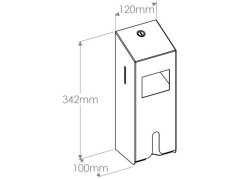 Zásobník na hygienické vložky a tampony Merida STELLA