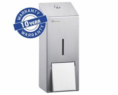 Dávkovač na krém na jednorázové náplně 880 ml, STELLA, nerez, matný