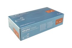 Rukavice nitrilové velikost XL, 100 ks / balení