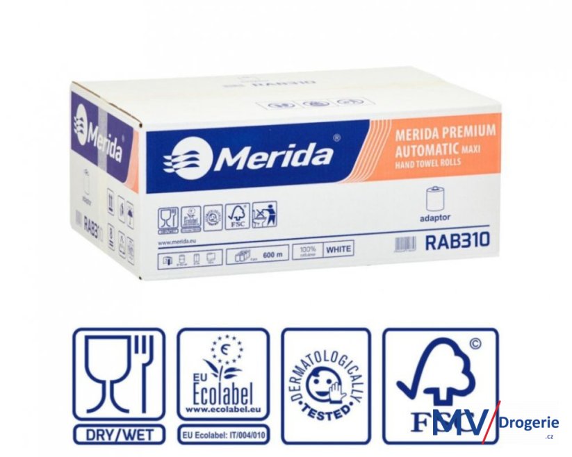 Papierové uteráky v roliach s adaptérom trojvrstvové MAXI AUTOMATIC, 6 roliek/bal