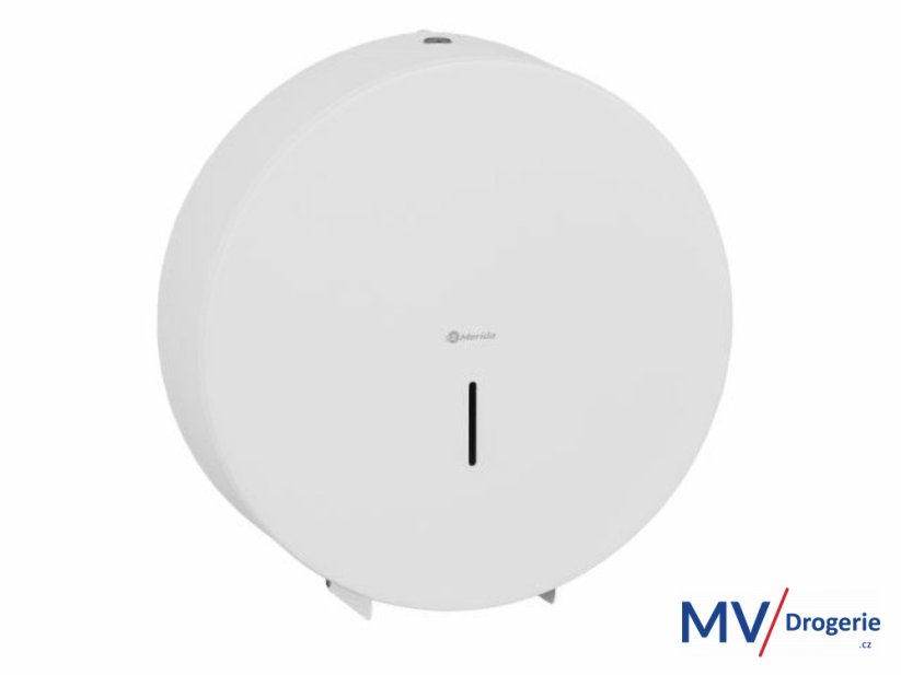 Zásobník na toaletný papier 28 cm MERIDA STELLA MEGA nerez biela