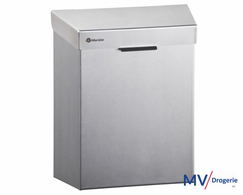 Koš na sanitární odpad MERIDA STELLA Anti-FingerPrint, nerez, ocel, objem 4,5 l