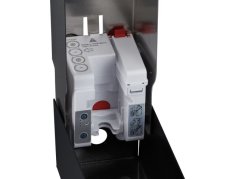 Automatický bezdotykový dávkovač pěnového mýdla STELLA AUTOMATIC SLIM nerez černá 0,8 l