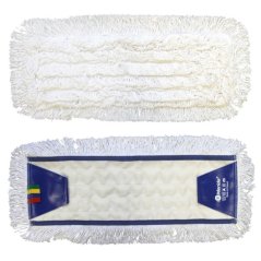 Mop plochý uzlíčkový so záložkami OPTIMUM, bavlna, 50 cm