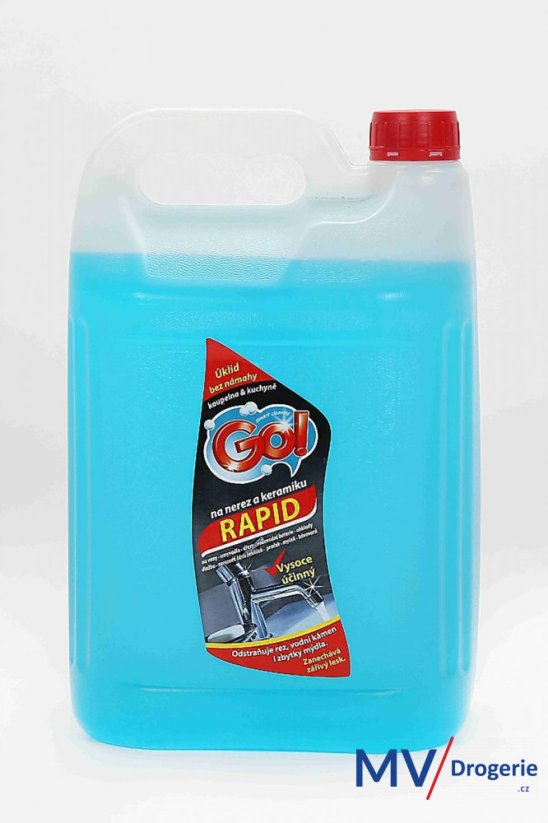 Prostředek na rez a vodní kámen Go! rapid 5 l