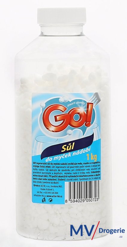 Sůl do myček nádobí GO! 1kg