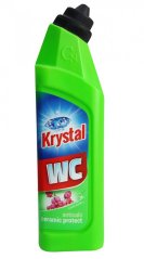 Čistící prostředek na toaletní mísy KRYSTAL WC zelený 750 ml