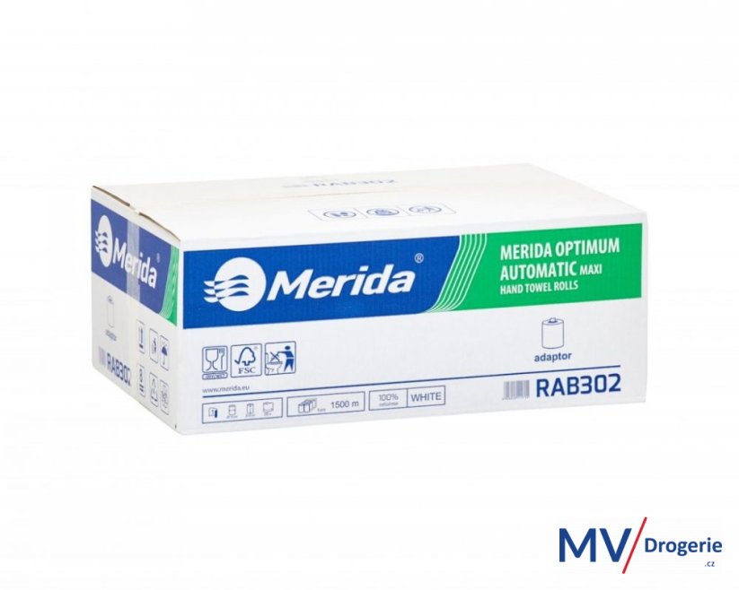 Papierové uteráky v roliach jednovrstvové MAXI AUTOMATIC optimum, 6 roliek/balenie