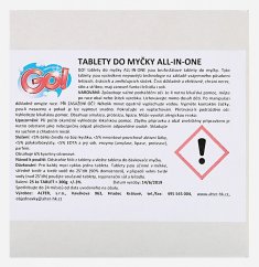 Tablety do myčky Go! 5v1— 60ks