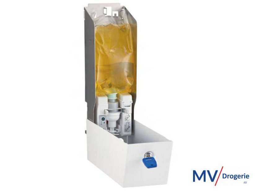 Automatický bezdotykový dávkovač pěnového mýdla STELLA AUTOMATIC SLIM, nerez, bílá, 0,8 l