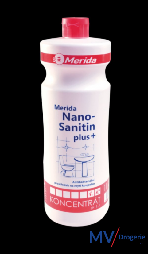 Prostředek na koupelny Merida NANO SANITIN Plus 1 l