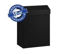 Kôš na sanitárny odpad MERIDA STELLA nerez, čierna 4,5 l