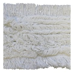 Mop plochý uzlíčkový s kapsami OPTIMUM, bavlna, 40 cm