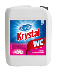 Čistiaci prostriedok KRYSTAL WC kyslý na nerez a keramiku, ružový 5 l