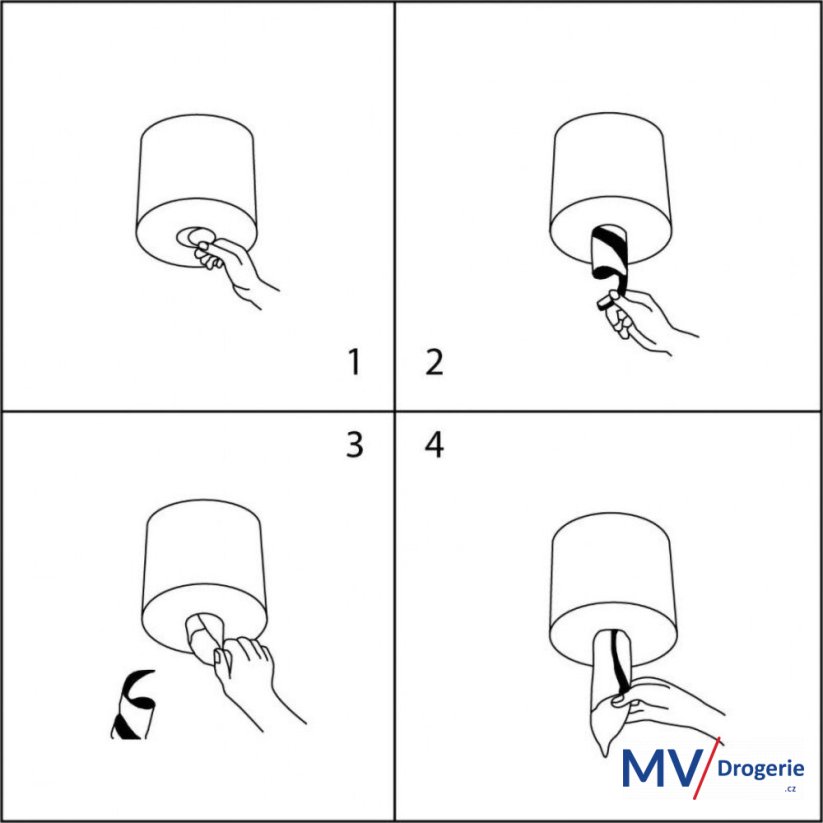 Zásobník na uteráky v roliach STELLA FLEXI nerez, matný