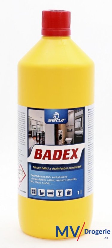 Bělící a dezinfekční prostředek Satur Badex 1 l