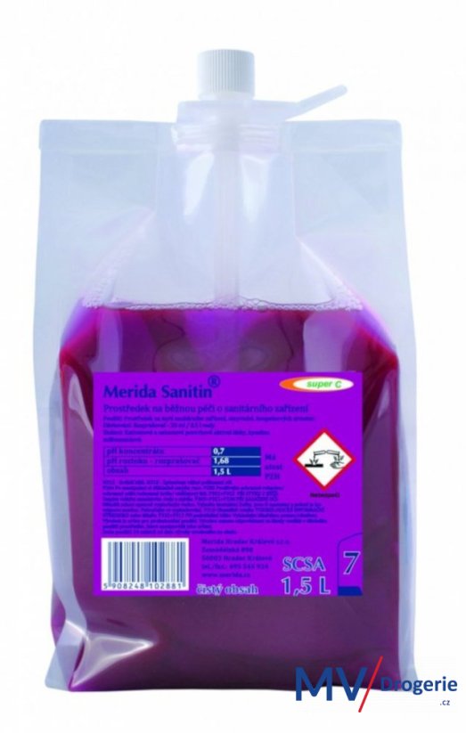 Prostředek na mytí WC Merida SANITIN Super C