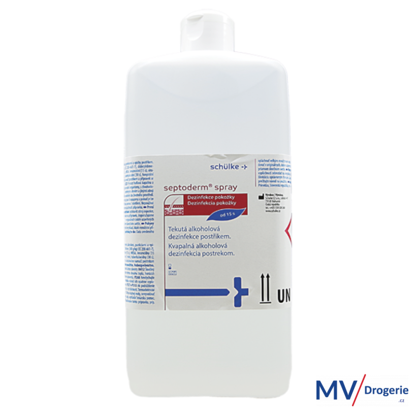 Přípravek pro dezinfekci pokožky Septoderm Spray 1 l