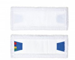 Mop se záložkami ECONOMY 40 cm, mikrovlákno, bílý