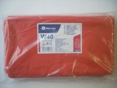 Pytle na odpad  LDPE, 38 mi, 70x110 cm,120 l, červené 50 ks/balení