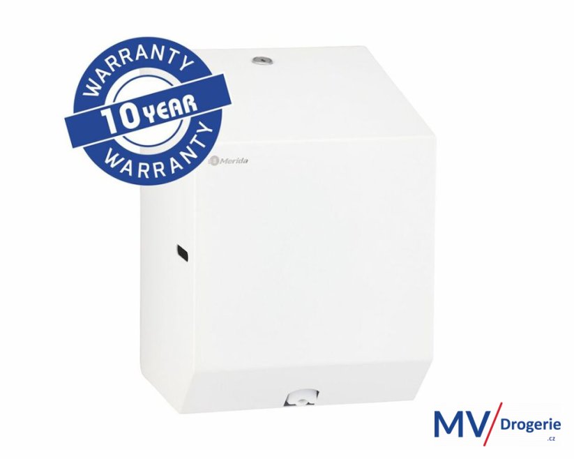 Zásobník na rolky papierových uterákov alebo toaletného papiera STELLA MINI FLEXI nerez, biely