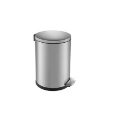 Koš kovový nášlapný TOP SILENT LUNA, matový, 3 l