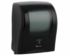Bezdotykový podavač papírových ručníků v rolích automatický MAXI MERIDA ONE, černý