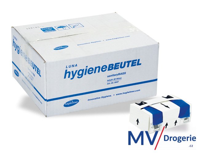 Hygienické vrecká 60 ks, 20 balení/kartón